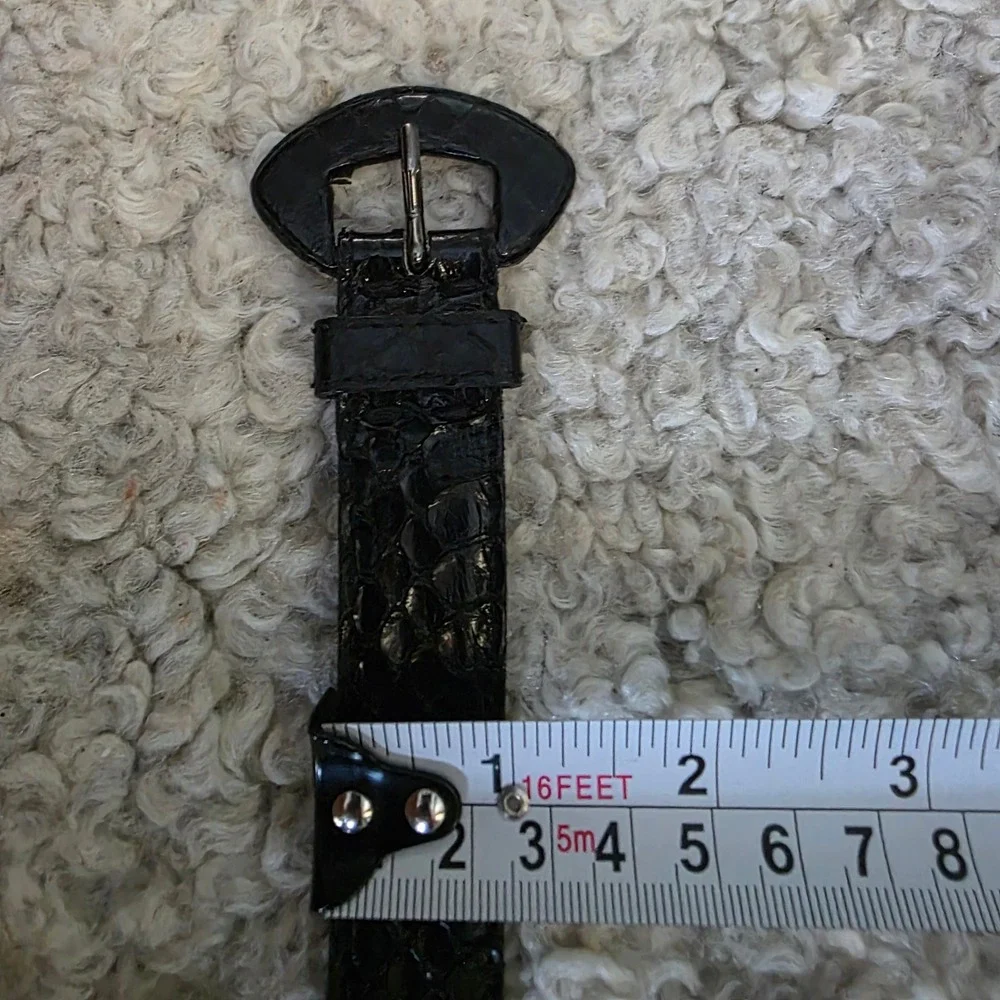 Vintage Thierry Mugler Snakeskin Belt size Medium